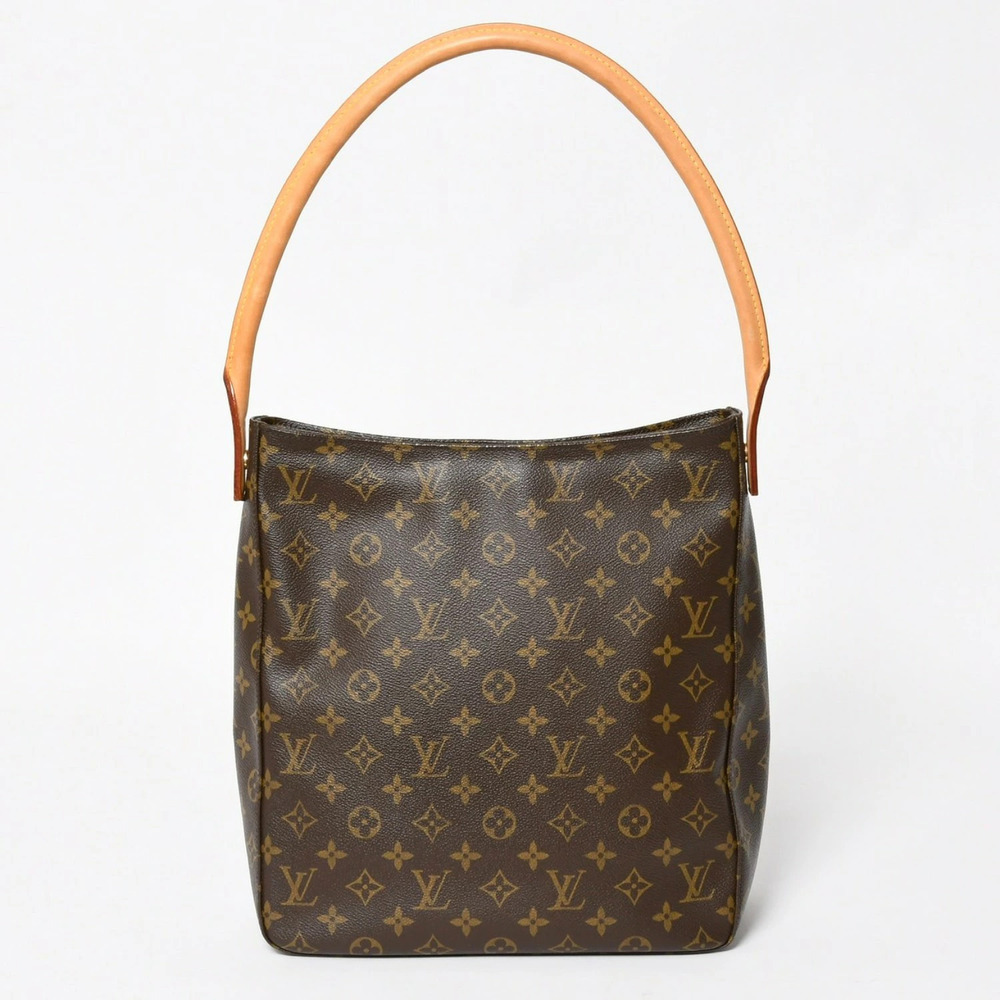 LOUIS VUITTON Looping Handbag Monogram Brown